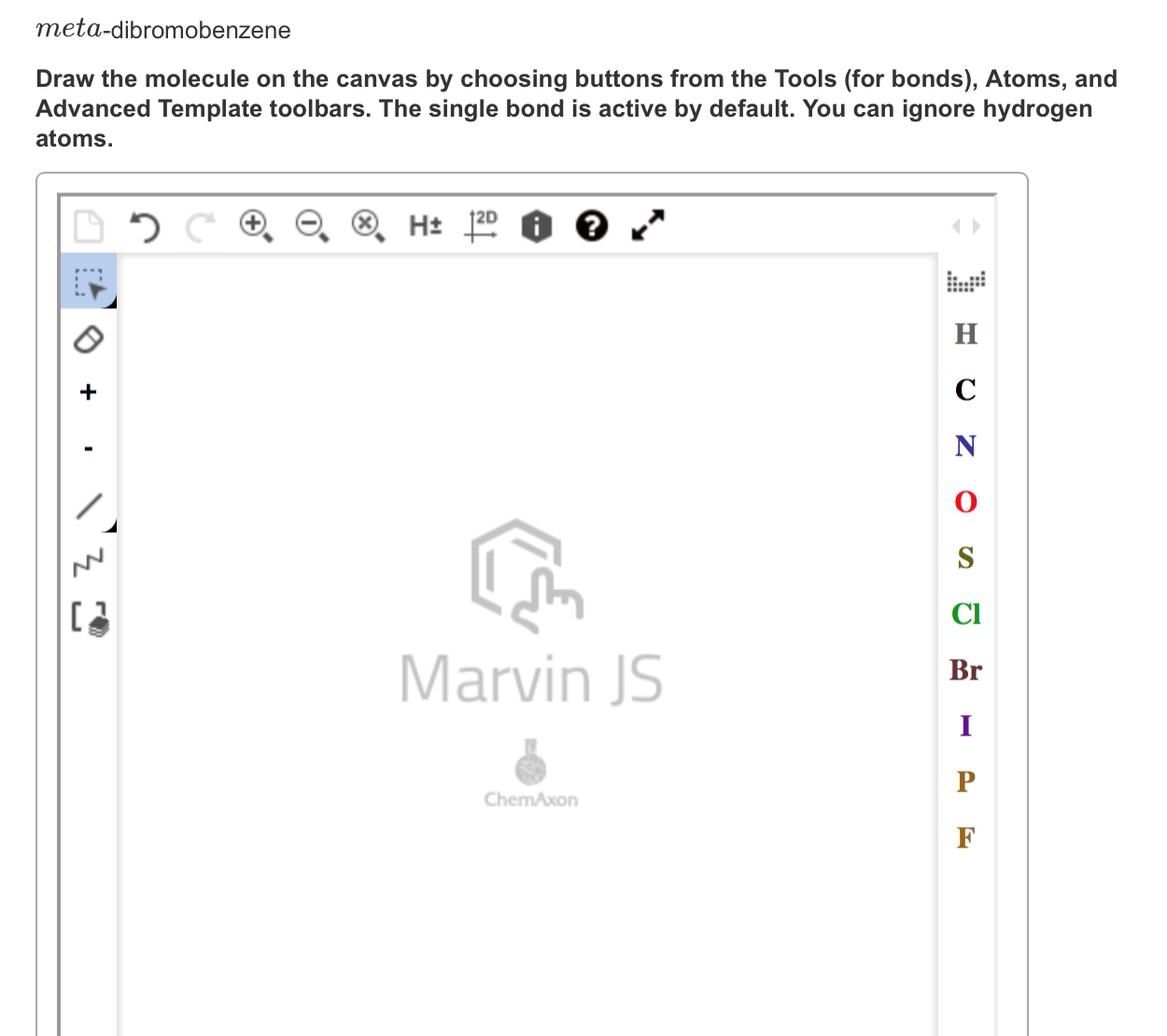Solved Draw the molecule on the canvas by choosing buttons Chegg com Solved Draw the molecule on the canvas by choosing buttons Chegg com