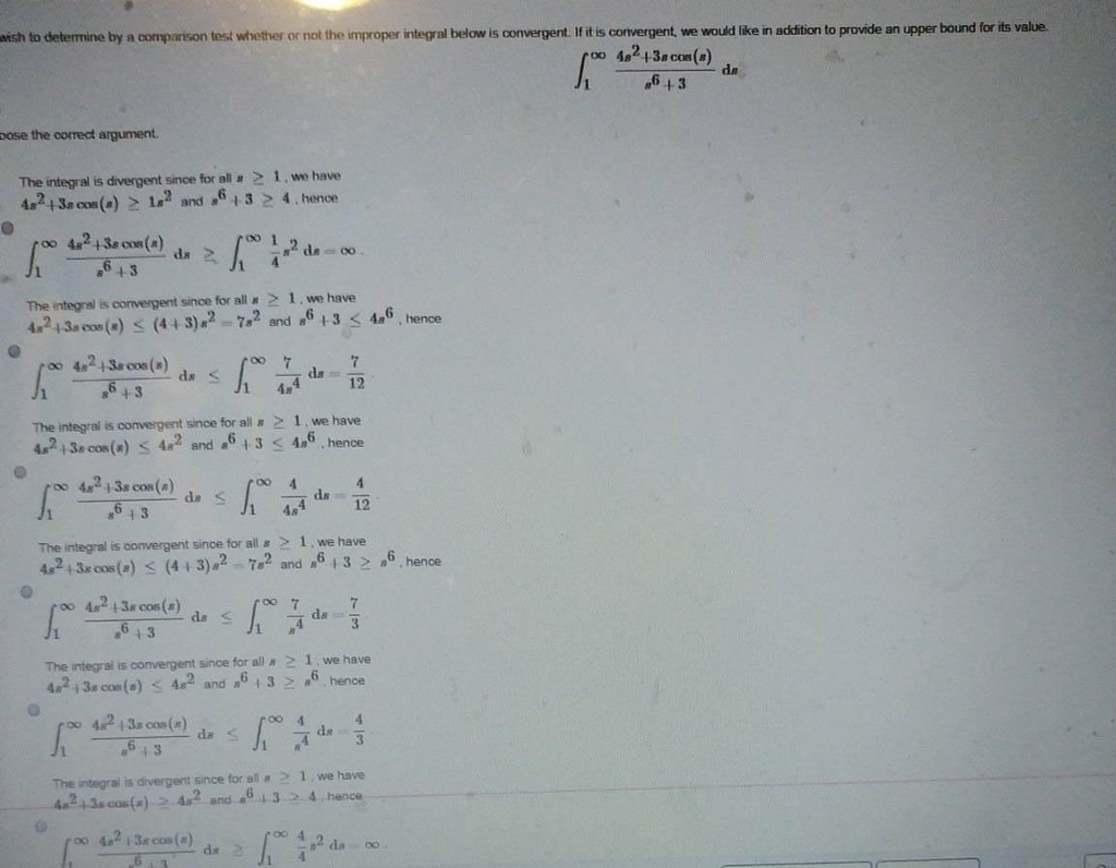 solved-ish-to-determine-by-a-comparison-test-whether-or-not-chegg