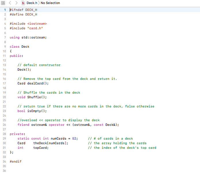THERE SHOULD BE TOTAL 7 FILES main.cpp, card.h, | Chegg.com