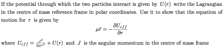 Solved If the potential through which the two particles | Chegg.com