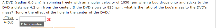 Solved A DVD (radius 6.0 cm) is spinning freely with an | Chegg.com