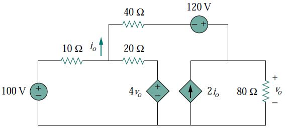 Solved Use nodal analysis to find i_0 and v_0 | Chegg.com