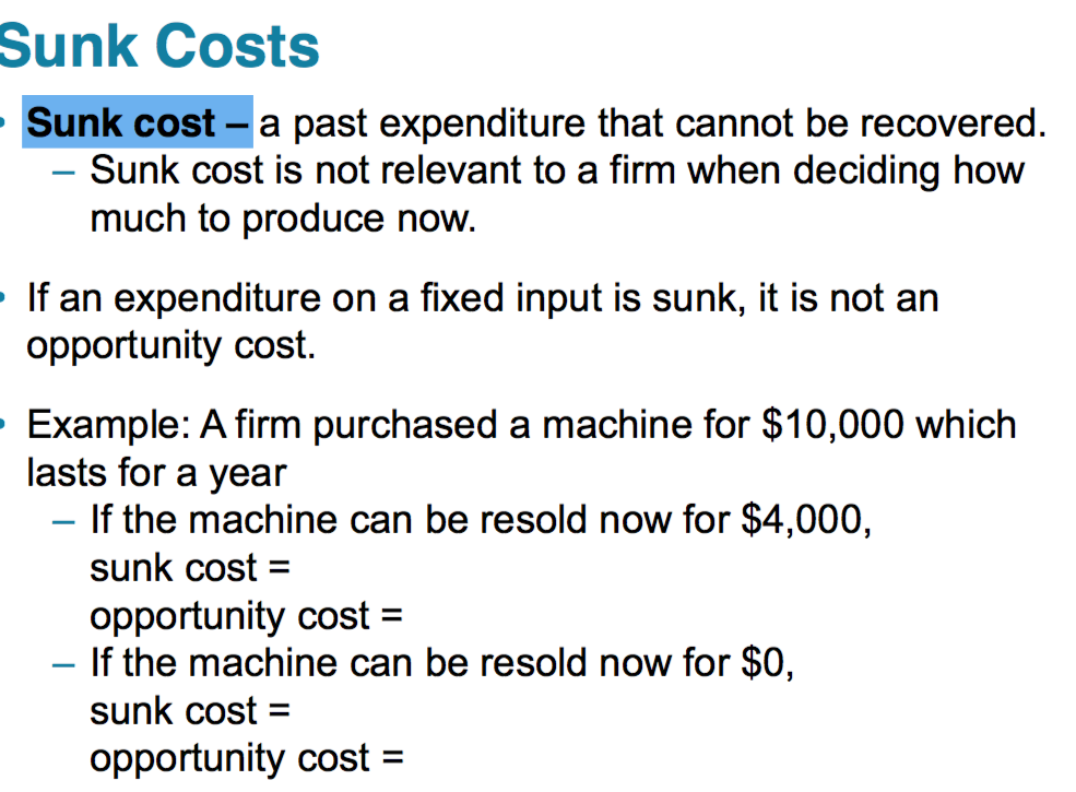 ️ Sunk cost example. Sunk Cost Definition, Examples and Fallacy. 20190115