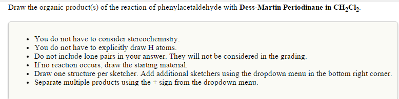 Solved Draw the organic product(s) of the reaction of | Chegg.com