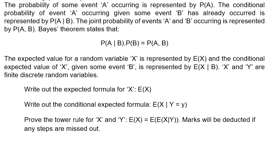 Solved The probability of some event 'A' occurring is | Chegg.com