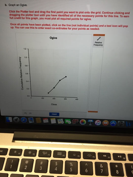 Solved Consider The Following Cumulative Relative Frequency Chegg