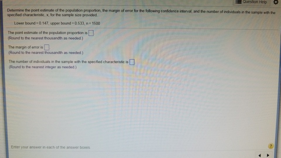 How To Determine Population Proportion
