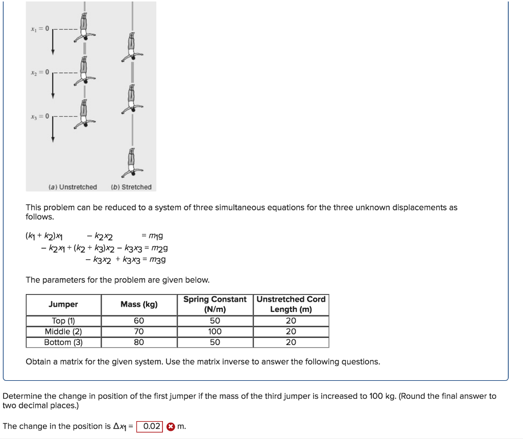 Solved X3 a Unstretched b Stretched This Problem Can Chegg Solved x3 a unstretched b stretched this problem can chegg