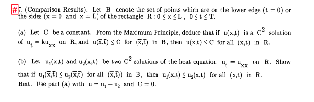 Solved #2. State and prove a uniqueness theorem for the | Chegg.com