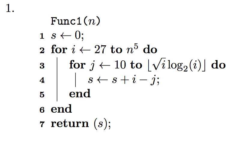 Solved Give the asymptotic running time of each the | Chegg.com