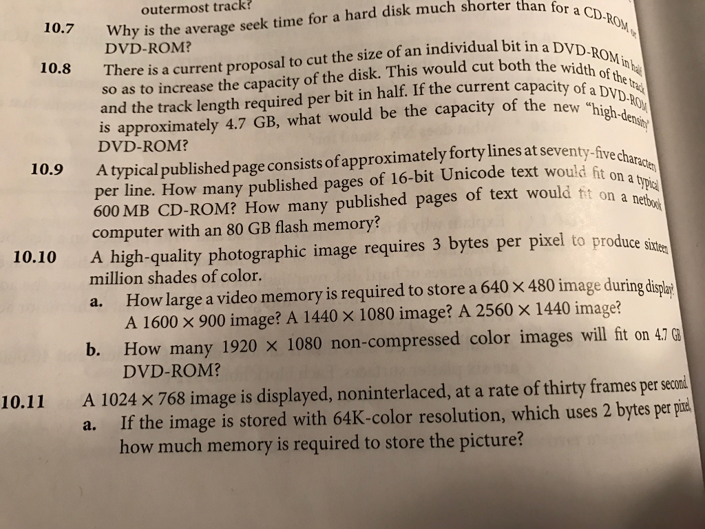 Solved Why is the average seek time for a hard disk much Chegg