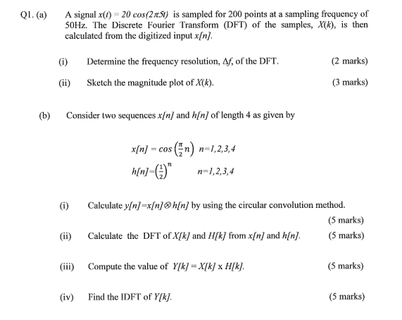 solved-a-signal-x-20-cos-2-5-is-sampled-for-200-points-at-chegg