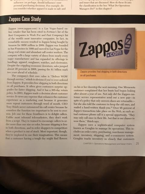 zappos case study answers