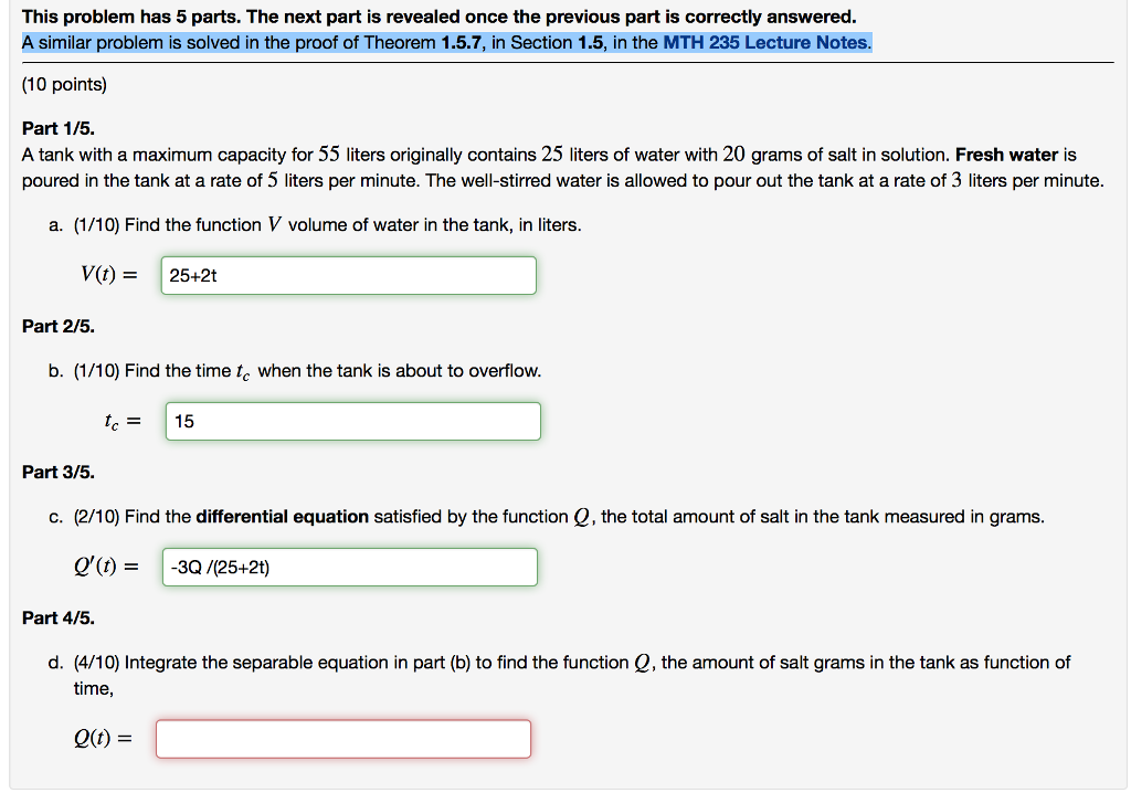 Solved Can someone help me with this differential equations | Chegg.com