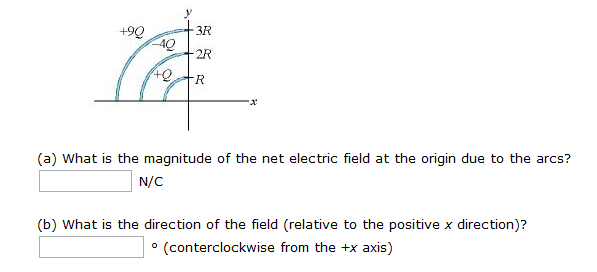 Solved What is the magnitude of the net electric field at | Chegg.com