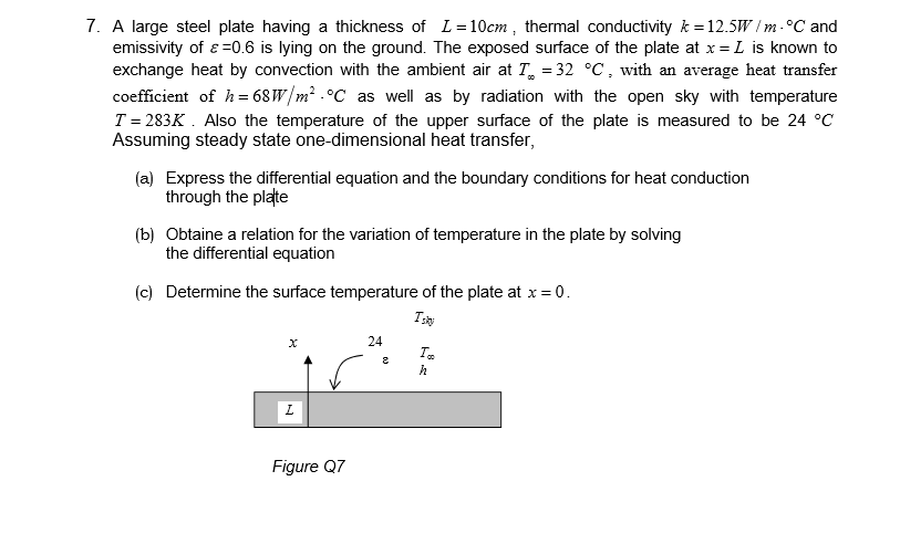 solved-a-large-steel-plate-having-a-thickness-of-l-10cm-chegg