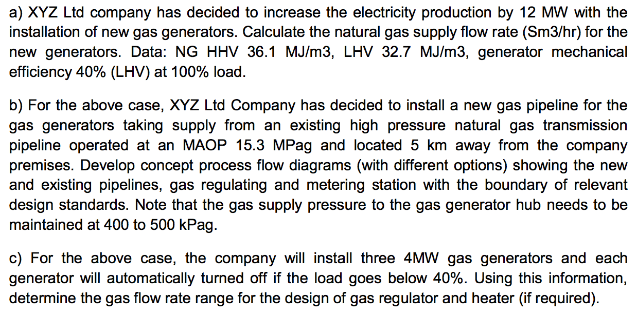 Solved a) XYZ Ltd company has decided to increase the