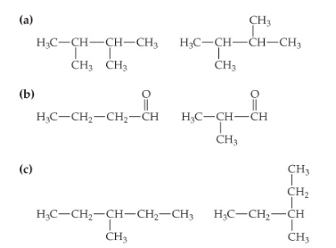 For each of the following, determine whether the two | Chegg.com