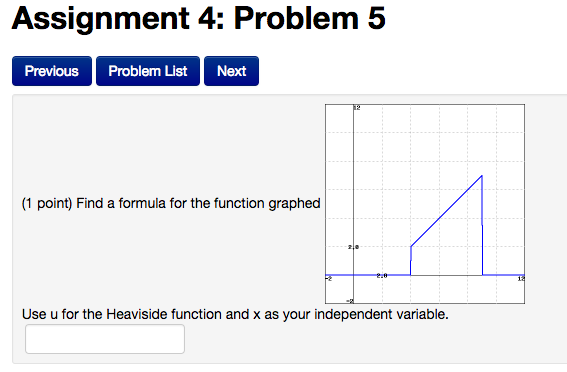 Solved Assignment 4: Problem 5 Previous Problem List Next (1 | Chegg.com