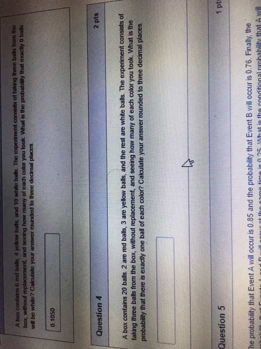 Solved A box contains 6 red balls, 4 yellow balls, and 10