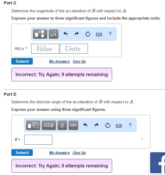 Problem 12.228 At The Instant Shown, Cars A And Bare | Chegg.com