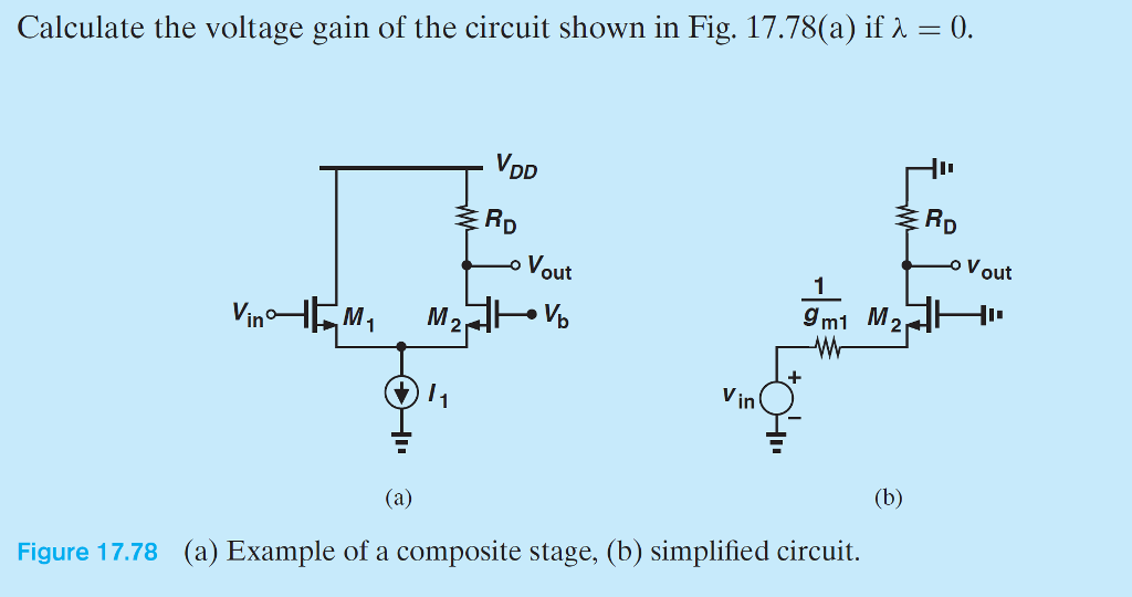 Solved Calculate the voltage gain of the circuit shown in | Chegg.com