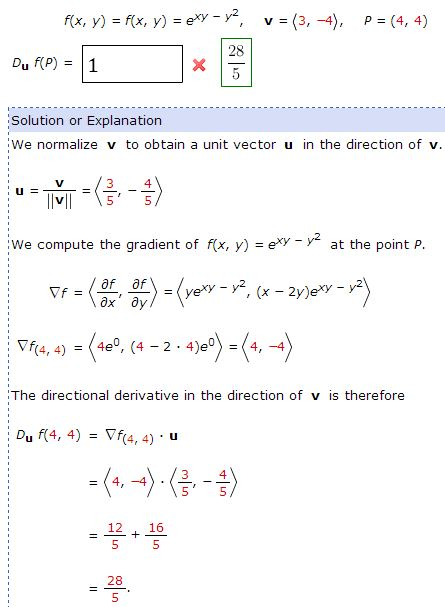 Solved Calculate The Directional Derivative In The Direction