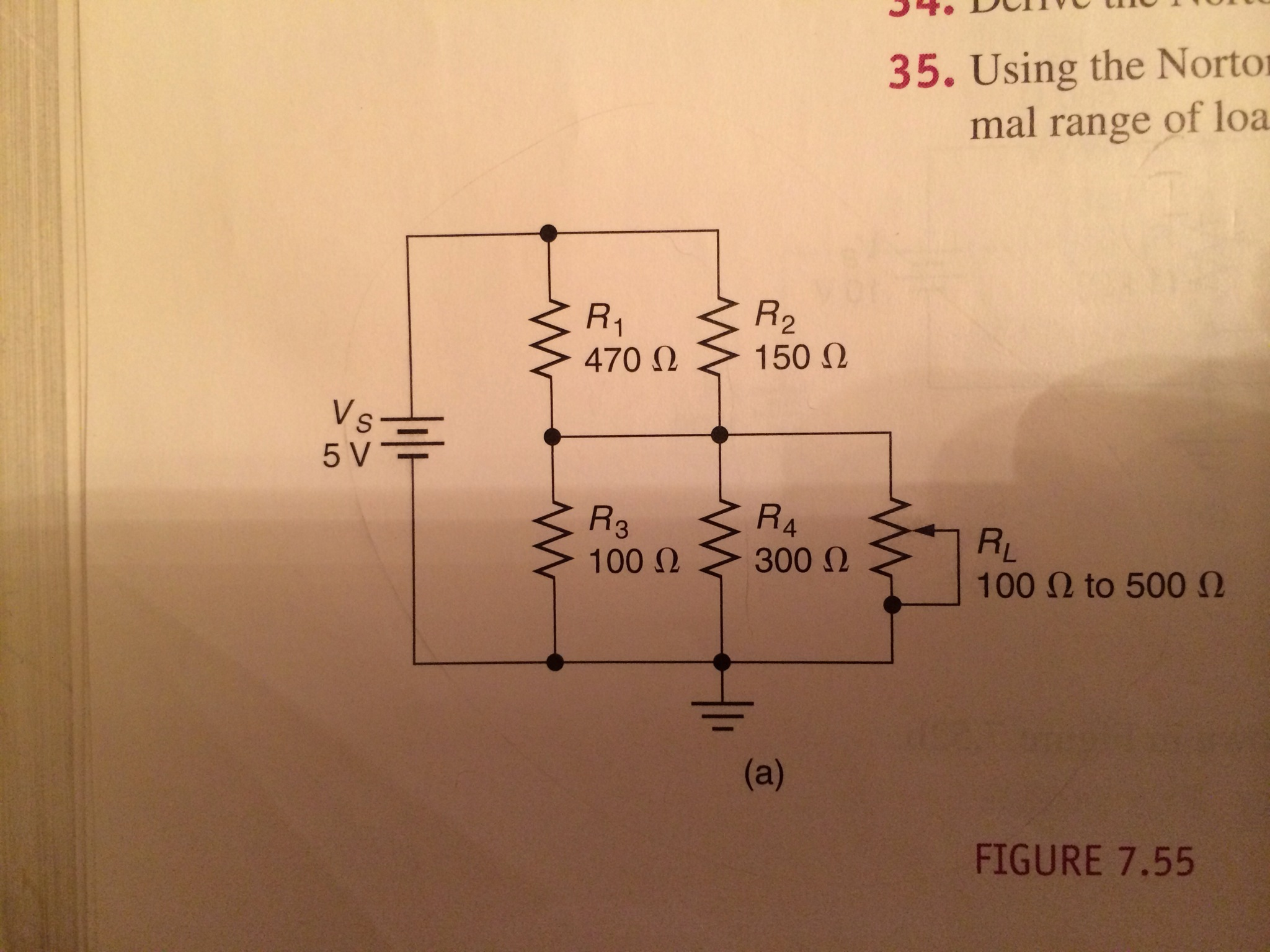 Norton Equivalent Circuit Diagram