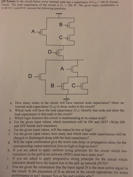 Solved In the circuit below every internal node has a | Chegg.com