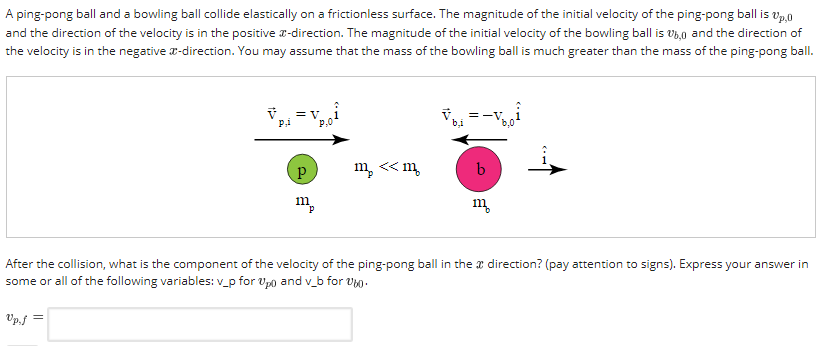 Solved A ping-pong ball and a bowling ball collide | Chegg.com