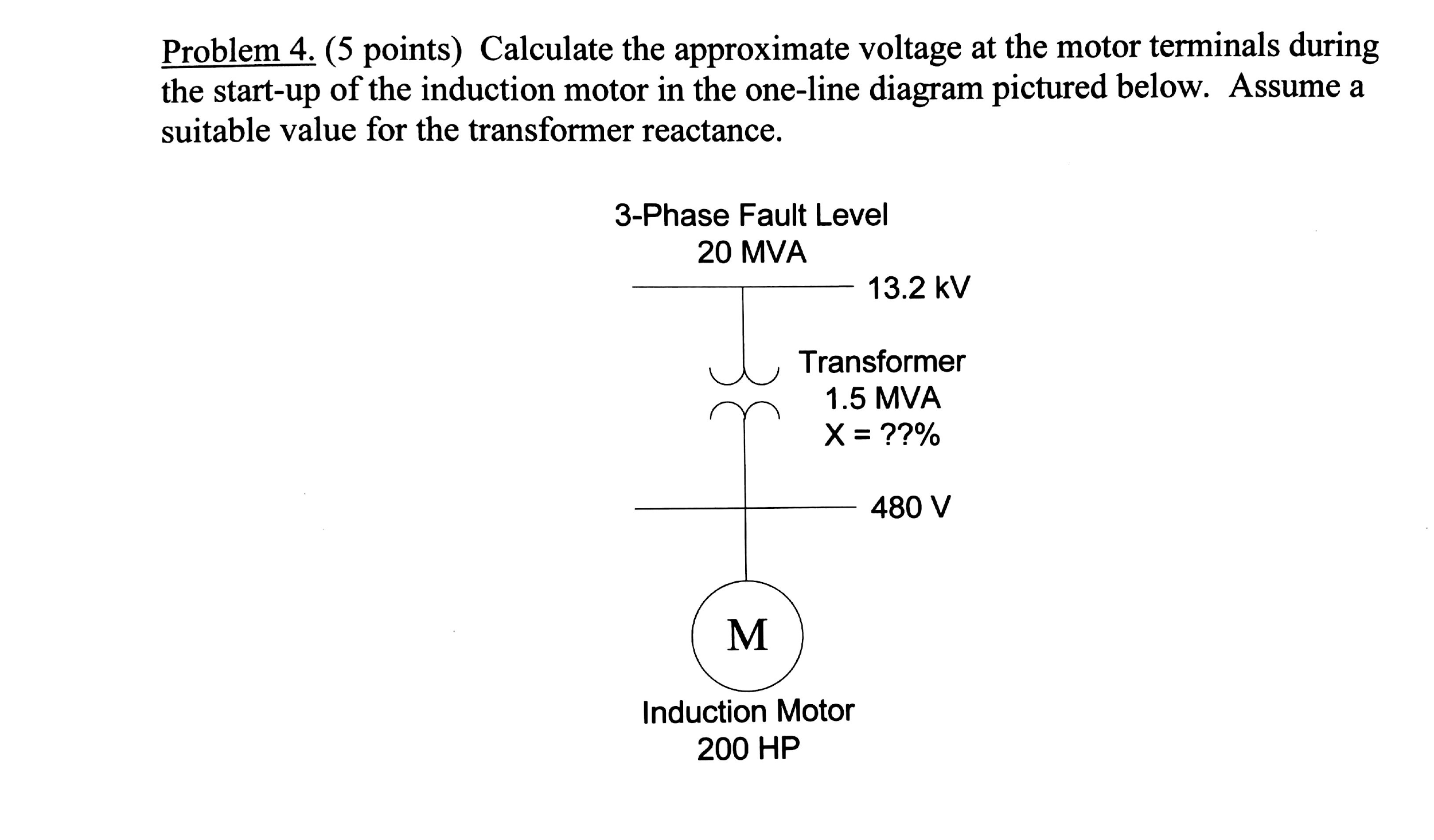 Solved Calculate The Approximate Voltage At The Motor 