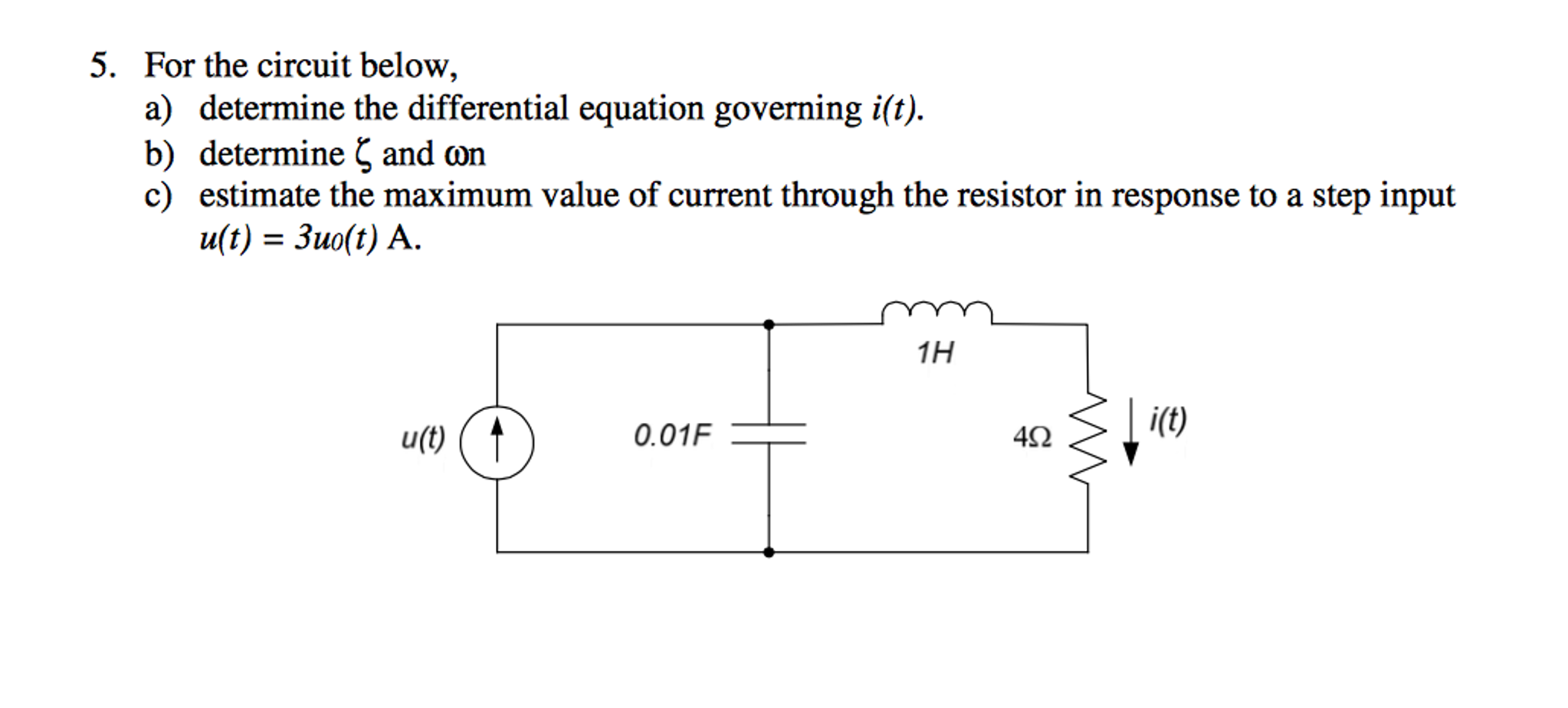 Solved For The Circuit Below, Determine The Differential 