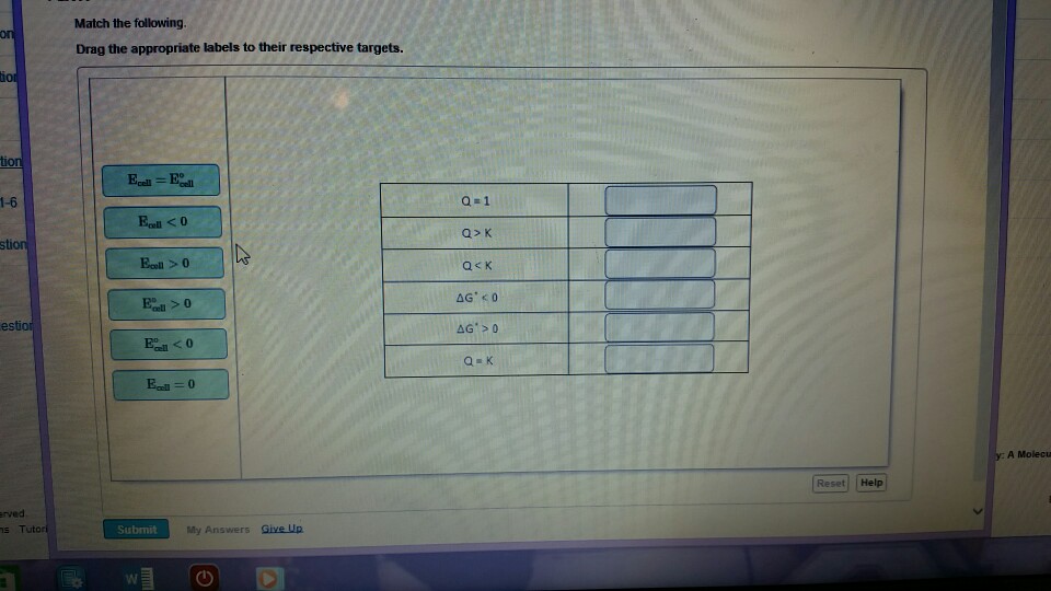 Solved Match The Following. Drag The Appropriate Labels To | Chegg.com