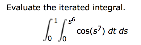 Solved Evaluate the iterated integral. Integral^1_0 | Chegg.com