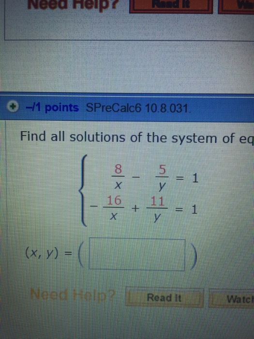 how to find solutions to a system of equations