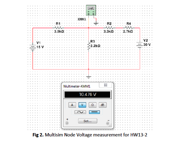 Solved Use Both Node Voltage And Mesh Currents To Solve The 