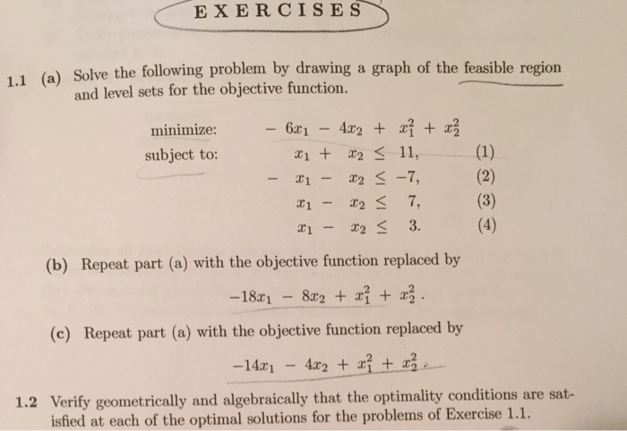 Solved Solve the following problem by drawing a graph of the | Chegg.com