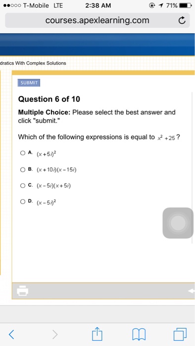 which of the following expressions is equal to x 2 9
