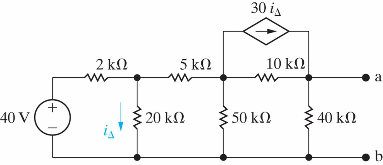 Thevenin Equivalent Circuit With Dependent Source