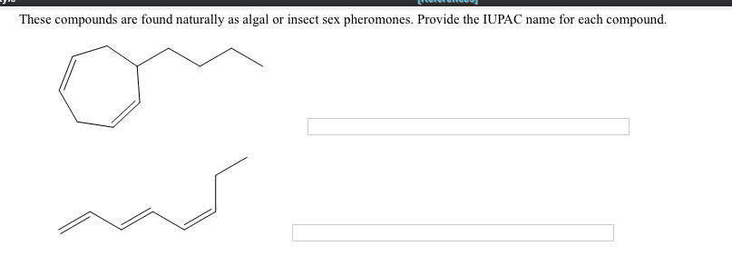 Solved These Compounds Are Found Naturally As Algal Or 8734