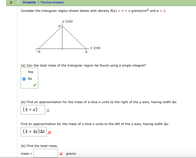 Solved Consider the triangular region shown below with | Chegg.com