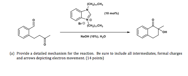 Solved The reaction above can be performed in refluxing 10% | Chegg.com