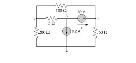 Solved Find the current across the voltage source (50 V). | Chegg.com