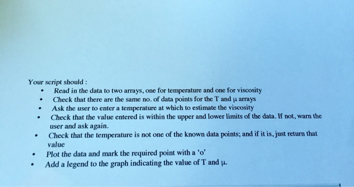 Matlab Question linear extrapolation | Chegg.com