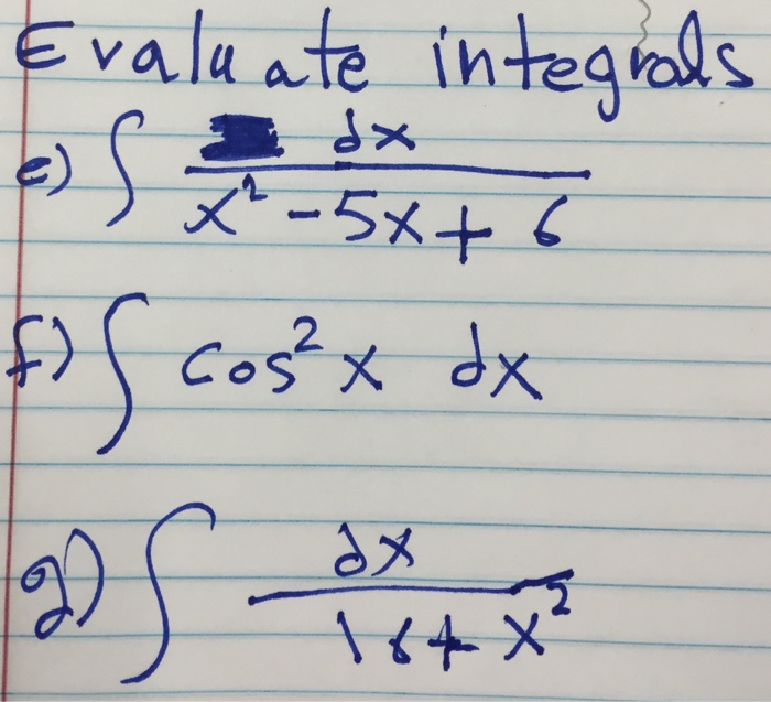 hasil dari integral x 2 5 cos x dx adalah