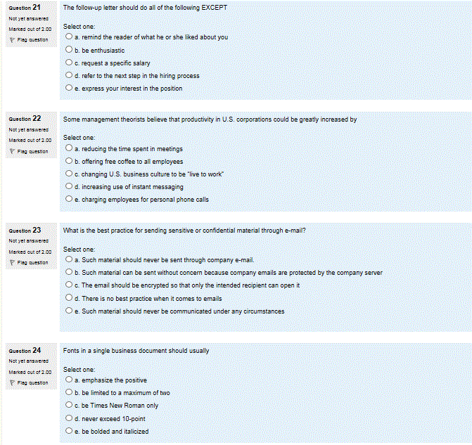 Solved In which kind of job 3 application letter is it most | Chegg.com