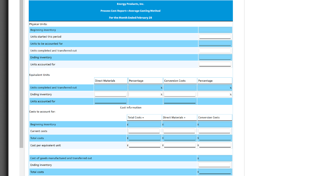 Solved Energy Products, Inc., makes highvitamin,