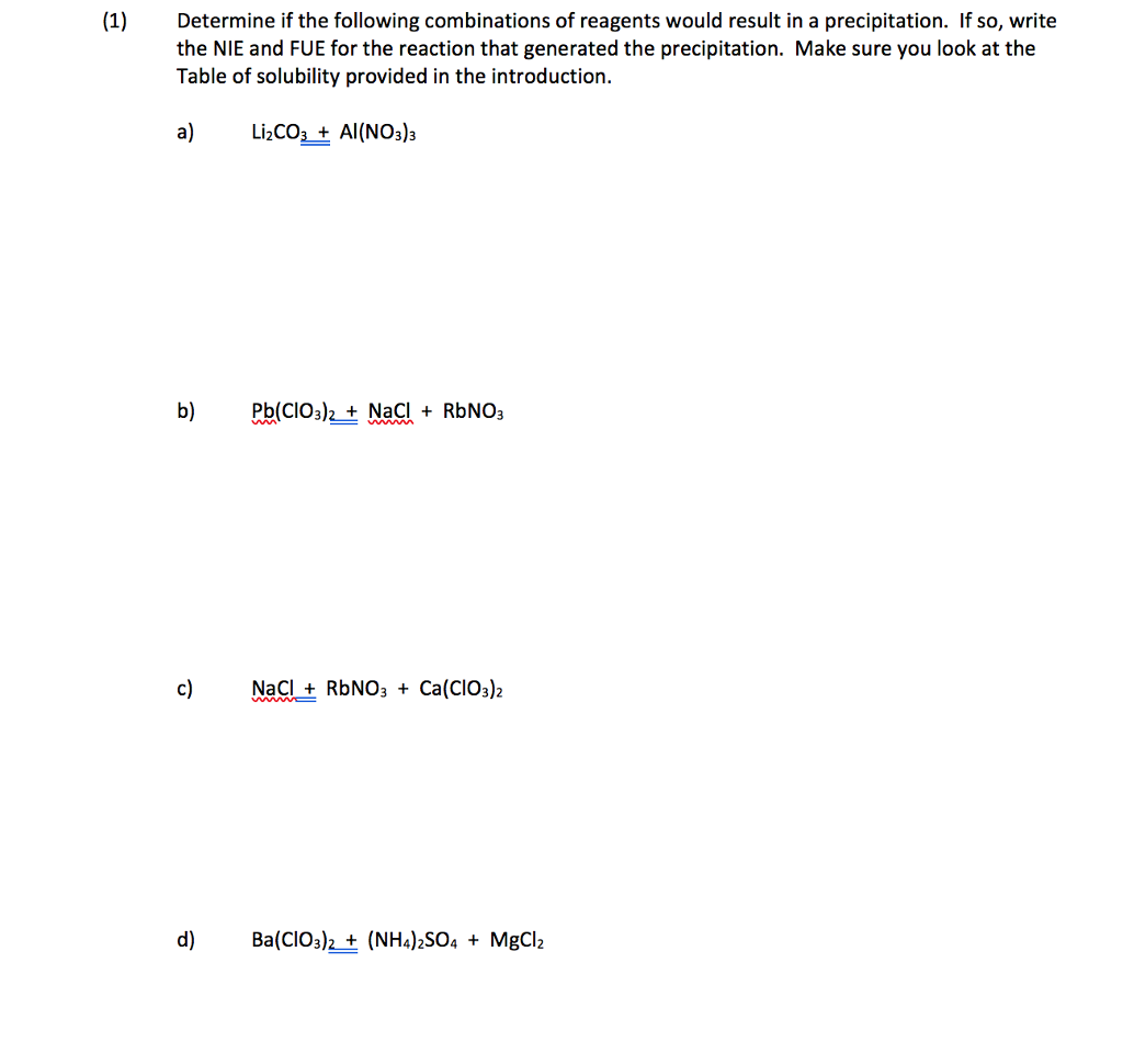 Solved (1)Determine if the following combinations of | Chegg.com