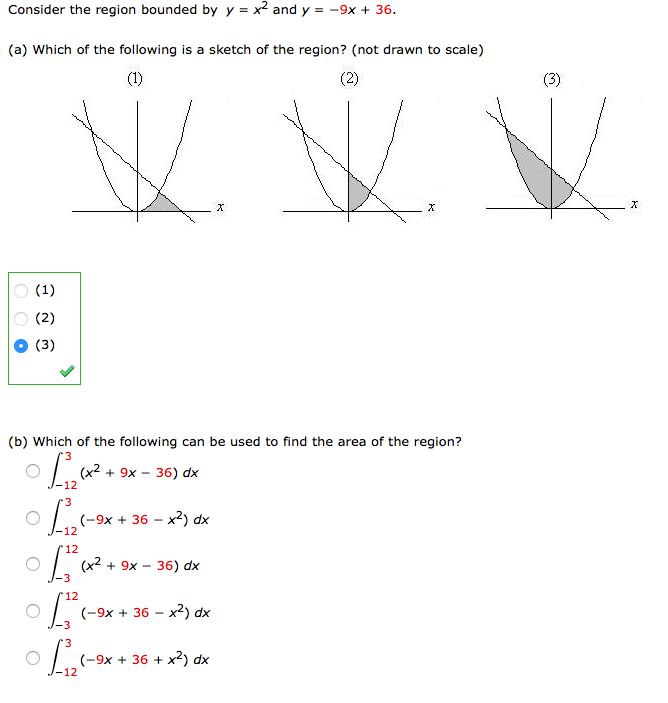 Solved Consider the region bounded by y = x^2 and y = - 9x + | Chegg.com