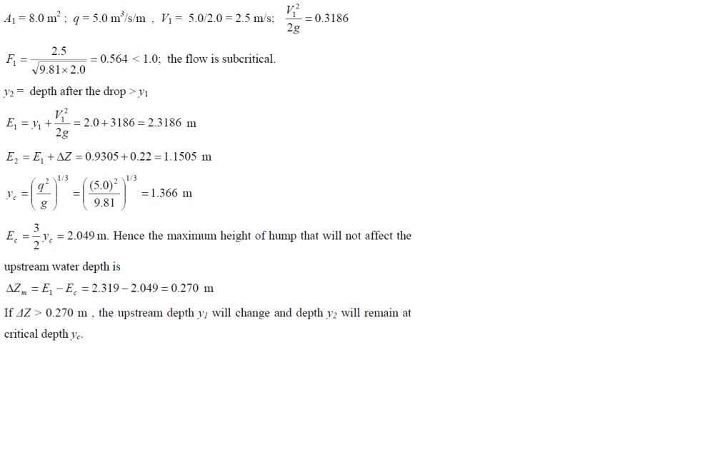 Solved A Rectangular Channel Is 4m Wide And Carries A 